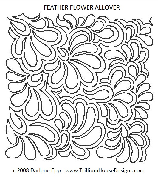Feather Flower Allover